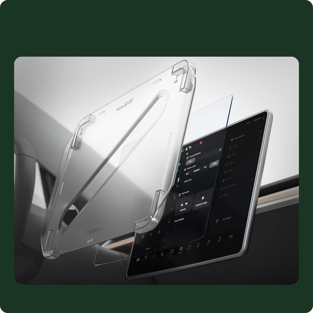 Szkło hartowane Spigen Glas.tr EZ Fit Refill do Tesla Model 3 / Y